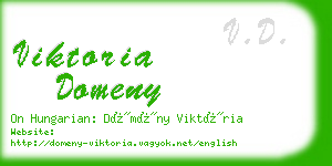 viktoria domeny business card